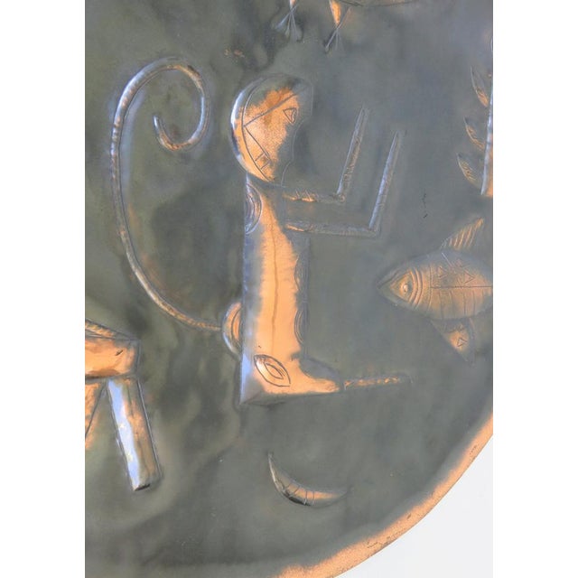 Wall Decoration in Copper & Brass, 1960s For Sale - Image 12 of 18