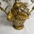Gold Vintage Cast Iron Floral Basket For Sale - Image 8 of 12