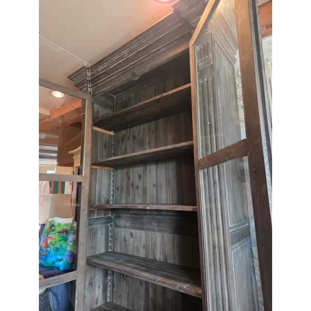 Wood French Style Bookcase For Sale - Image 7 of 12