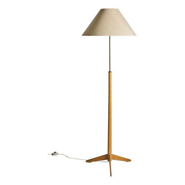 Mid-Century Modern Model G-34 Floor Lamp by Alf Svensson for Bergboms, 1950s For Sale