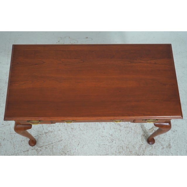 Henkel Harris Queen Anne Cherry Vanity or Desk For Sale In Philadelphia - Image 6 of 18