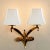 1950s Brass Wall Sconces, 1950, Set of 2 For Sale - Image 5 of 17