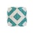 Tribal Turquoise & White Vintage Beaded Bamboo Box Small For Sale - Image 3 of 3