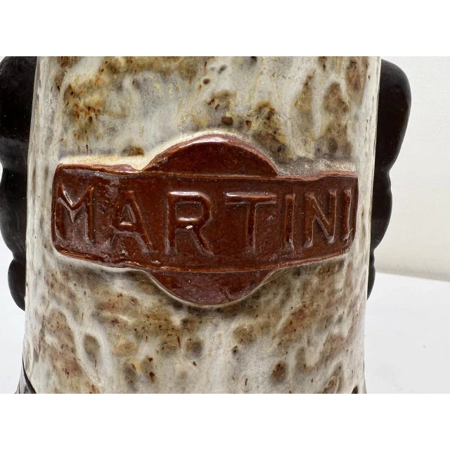 Ceramic Martini Bottle Table Lamp, Italy, 1960s For Sale - Image 4 of 8