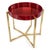 Contemporary Holly Hunt Custom Lens Side Table in Rose Resin by McCollin Bryan For Sale - Image 3 of 5