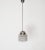 Mid-Century White Acrylic and Chrome Pendant Light, 1970s For Sale - Image 4 of 9