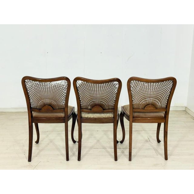 Vintage Chippendale Chairs, 1920, Set of 3 For Sale - Image 6 of 8