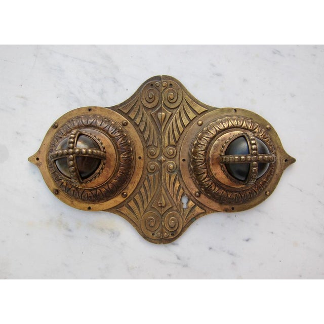 Bronze Sculpted Handles and Knobs, 1900s, Set of 2 For Sale - Image 5 of 8