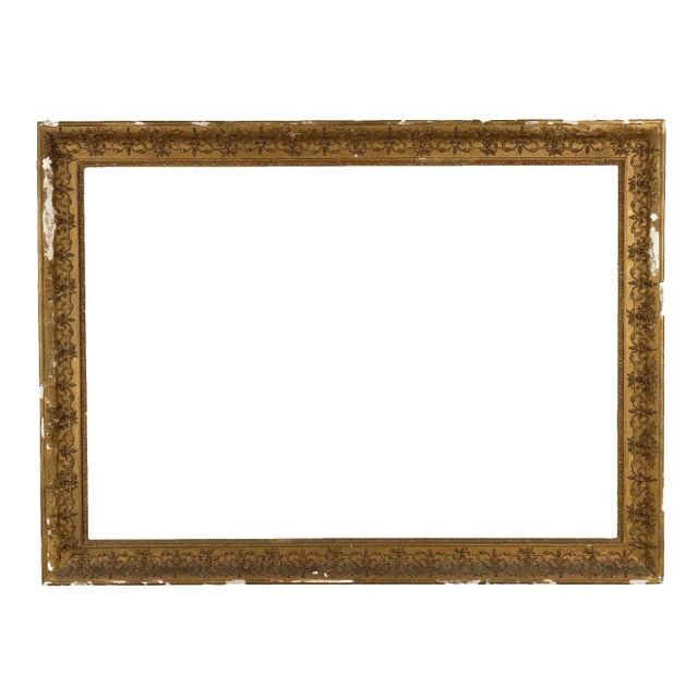 Pastille Golden Carved Frame For Sale - Image 12 of 12