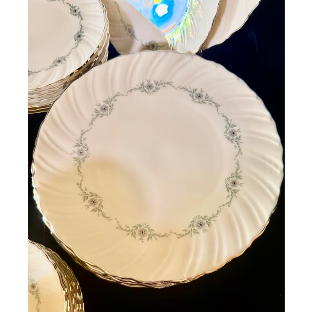 1980s Lenox Musette Service for Eight Dinnerware - 40 pcs For Sale - Image 10 of 12