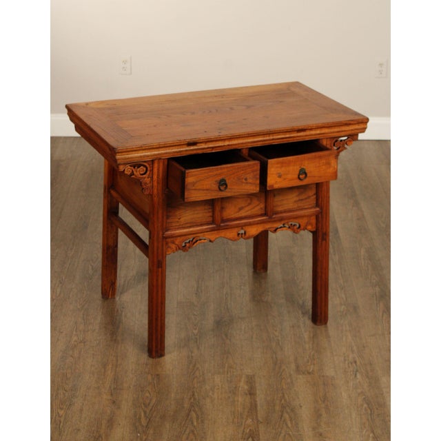 Chinese Antique Chinese Hardwood Altar Table For Sale - Image 3 of 12