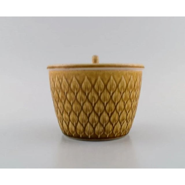 Relief Pot by Jens H. Quistgaard for Bing & Grondahl / Nissen Kronjyden For Sale - Image 4 of 6