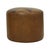 Vintage Round Brown Ottoman with Star Motif, 1960s For Sale - Image 4 of 11
