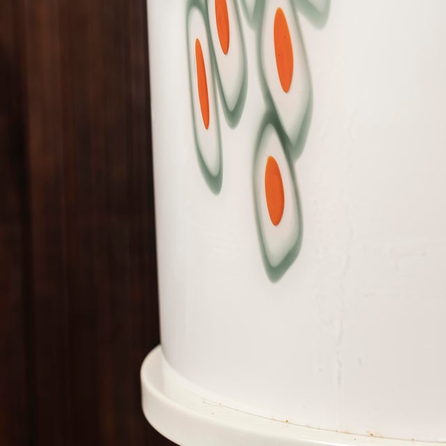 Gray Murano Glass Floor Lamp by Alfredo Barbini for Vistosi, Italy, 1960s For Sale - Image 8 of 10