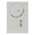 Original Jewelry Design Drawing – Floral Necklace and Pendant 1970's Artist Unknown For Sale