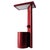 Polyshape Red Aluminium Table Lamp by Ferrerol Babin for Cassina For Sale - Image 11 of 11