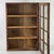 Gorgeous Antique Primitive Glass Front Wooden Painted Cabinet Cupboard For Sale - Image 4 of 16