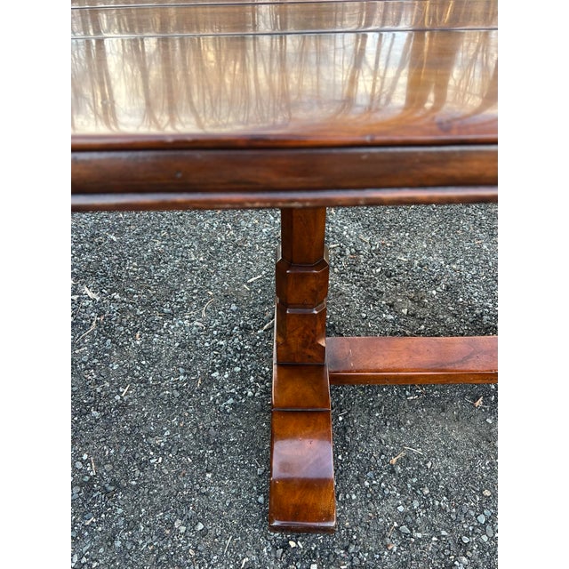 Abc Carpet & Home Rustic European Trestle Dining Table For Sale - Image 10 of 11