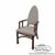 Mid Century Gothic Style Arm Chair For Sale - Image 13 of 13