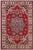 Red Southwestern Kazak Rustic Red/Beige Wool Rug - 4'0''x5'5'' For Sale - Image 8 of 10