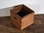 Japanese hibachi brazier box made of wood and copper, with exposed dovetail joints at all four corners, made in japan in...