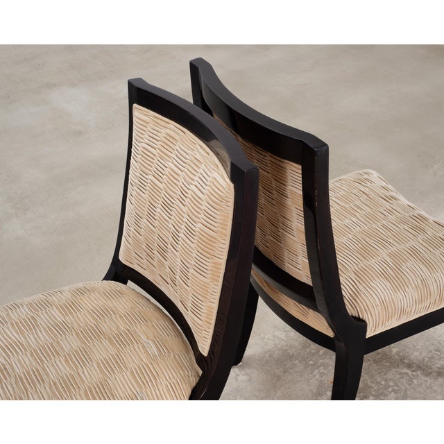 Late 20th Century Set of Ten Sally Sirkin for J. Robert Scott Tuscany Dining Chairs For Sale - Image 5 of 18
