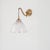 Vintage Reclaimed Glass Wall Light from Holophane, 1950s For Sale - Image 3 of 8