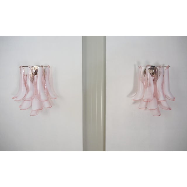 Vintage Italian Murano Wall Lights in the style of Mazzega, 1990, Set of 2 For Sale - Image 15 of 15