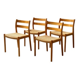 No. 75 Chairs by Niels O. Møller for J.L. Møllers, Denmark, 1960s, Set of 4 For Sale