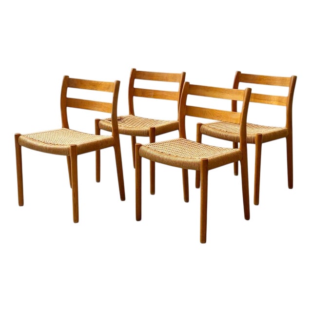 No. 75 Chairs by Niels O. Møller for J.L. Møllers, Denmark, 1960s, Set of 4 For Sale