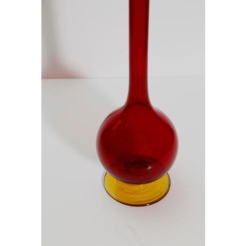 A Carlo Moretti Pencil Vase in hand-blown Murano glass, designed and produced in Italy during the 1970s. Often referred to...