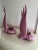 1980s 1980 Pink Flame Art Deco Lamps - a Pair For Sale - Image 5 of 12