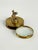 Art Deco Vintage Brass Magnifying Glass Paper Weight For Sale - Image 3 of 11