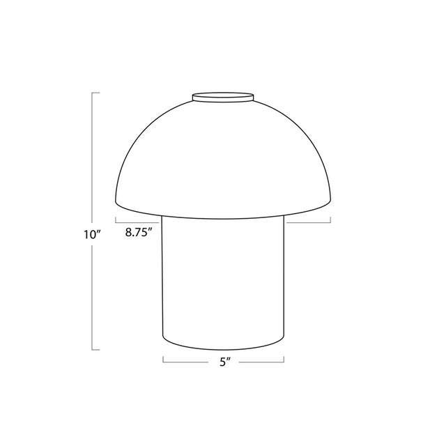 Alabaster Bonnie Alabaster Mini Lamp For Sale - Image 8 of 9