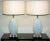 Mid-Century Modern Vintage Murano White Opaline Glass Lamps For Sale - Image 3 of 8
