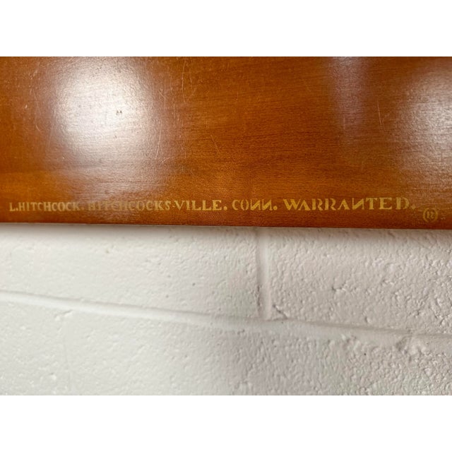 Brown 1990s Hitchcock Solid Maple Vintage Twin Stenciled Headboards - Pair For Sale - Image 8 of 9