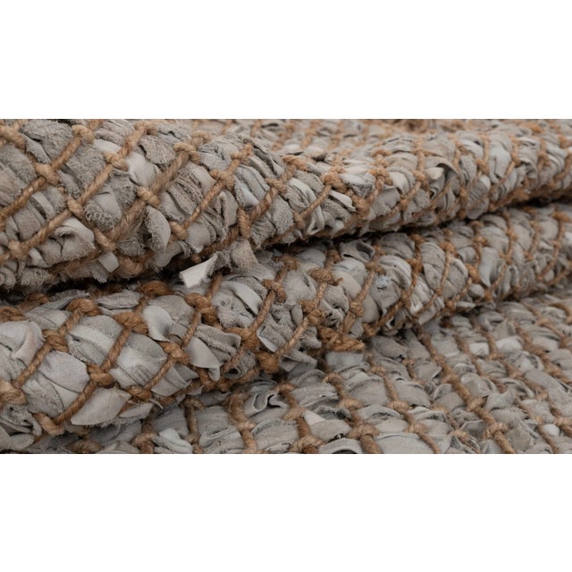 2020s Beige Jute Hand Woven Rug - 8x10Ft. For Sale - Image 5 of 10