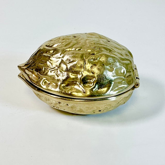 Mid-Century Italian Boho Chic Trompe L’Oeil Walnut Brass Nutcracker. For Sale - Image 16 of 16