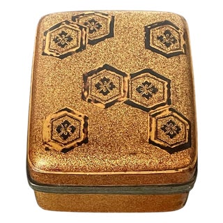 Antique Japanese Lacquered Incense Box Kobako Ex-Christie's For Sale