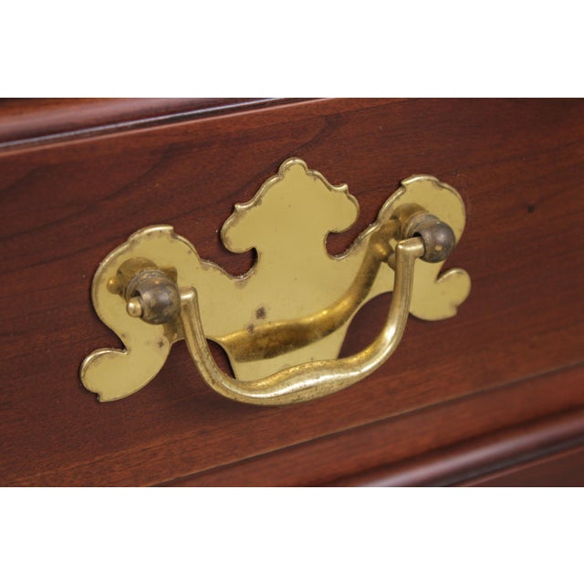 Henkel Harris Cherry 4 Drawer Chairside Chest For Sale - Image 11 of 14