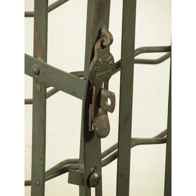 Metal Vintage French Wine Rack For Sale - Image 7 of 8