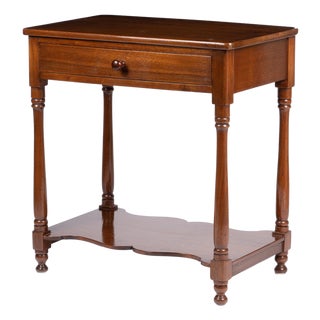Delaware Valley Walnut Single-Drawer Stand, 1810-20 For Sale