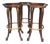 MCM Jean of Topanga Carved Bar Stools/Set of Three For Sale
