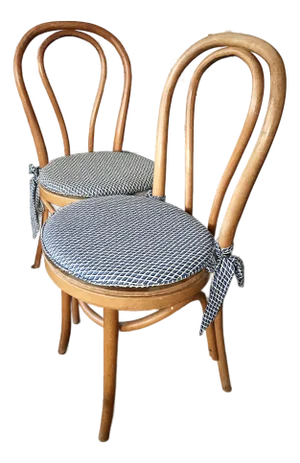 Mid Century Bentwood European Cafe Bistro Dining Chairs