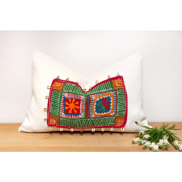 Crafted using antique Jumlo tribe embroidered fabric, these beautiful linen pillows are truly rich in culture and color....