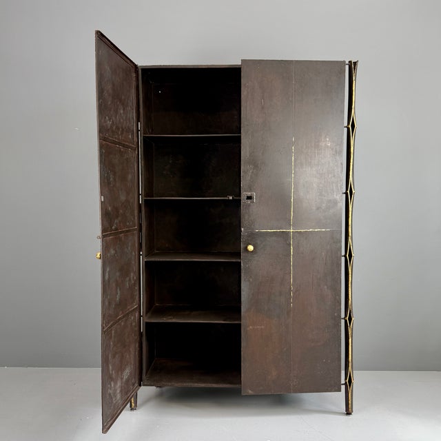 Swiss Sculptural Iron Cabinet, 1995 For Sale - Image 7 of 15