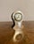 Metal Antique Silver Hallmarked Mantle Clock, 1900 For Sale - Image 7 of 7