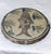 Mid 19th Century Large, Rare, Oval 10.5" Antique Qajar Persian Polychrome Tile With Image of a Fish For Sale - Image 5 of 7