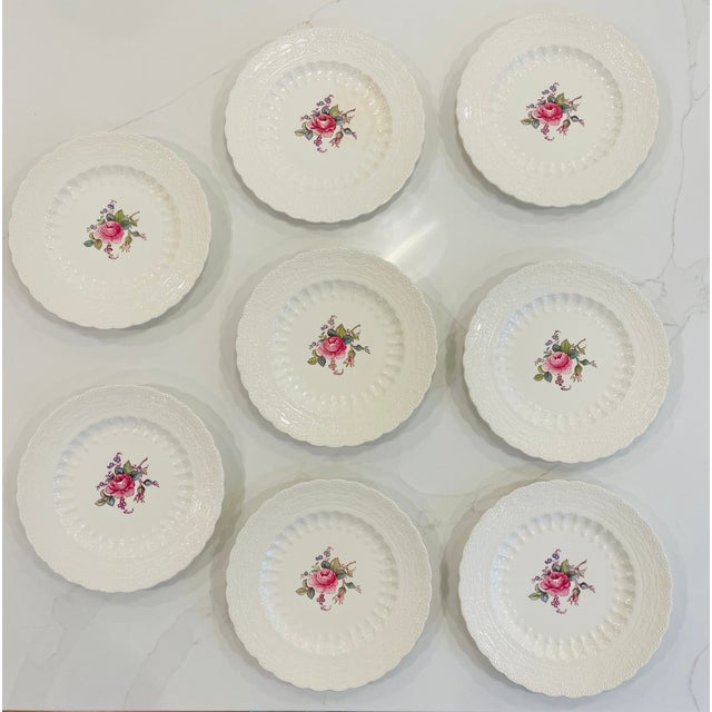 Spode Spode Tea Set & Dessert Service for 8 - 1920s-1940s - 42 Pieces - Billingsley Rose English Porcelain For Sale - Image 4 of 11