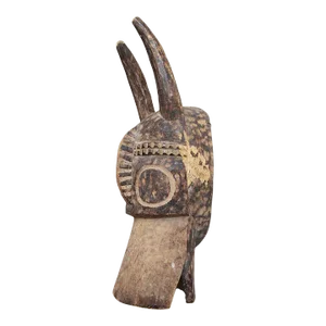 Vintage Mid 20th Century Mumuye Cow Mask
